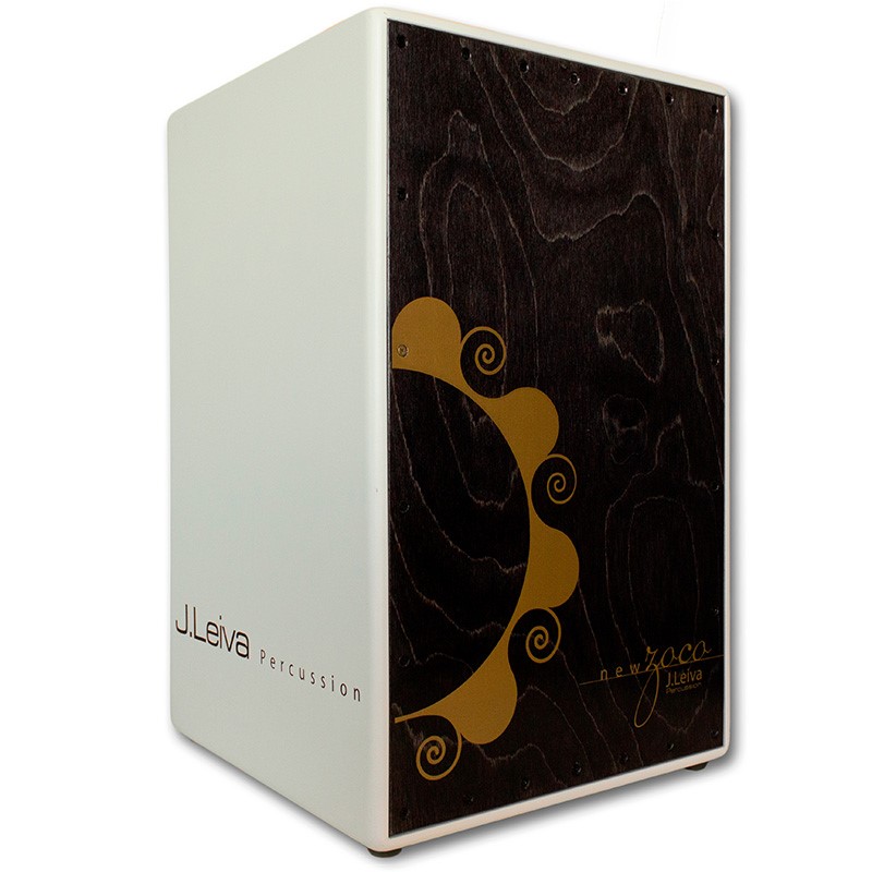 cajon flamenco leiva zoco 2.0 blanco std 4 cuerdas